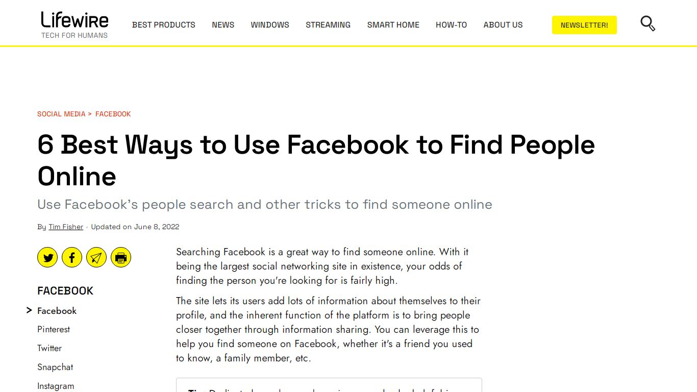 6 Best Ways to Search for People on Facebook - Lifewire